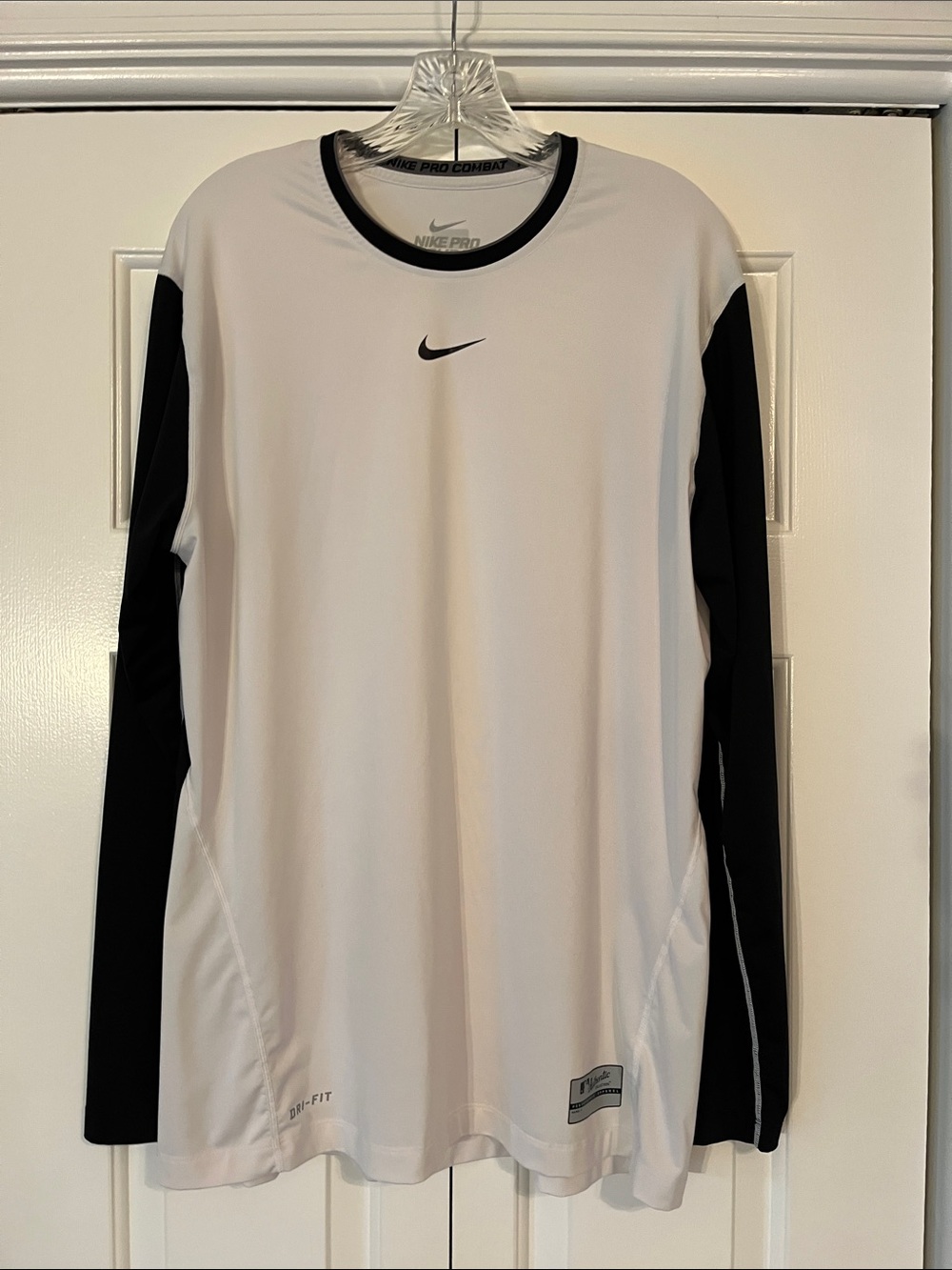 Men's Nike MLB Pro Combat Dri-Fit fitted long sleeve shirt - LNC